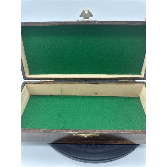 VTG Wooden Trinket Box With Painted Duck - Picture 9 of 9